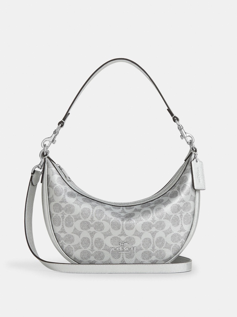 Coach Outlet Aria Shoulder Bag In Signature Canvas